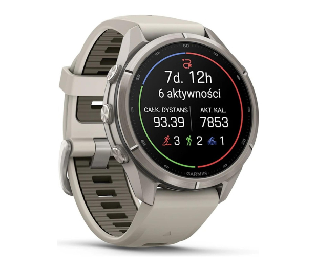 Garmin fenix 9 Pro 43mm inReach Fog Gray / Dark Sandstone - 1585566 - zdjęcie 3